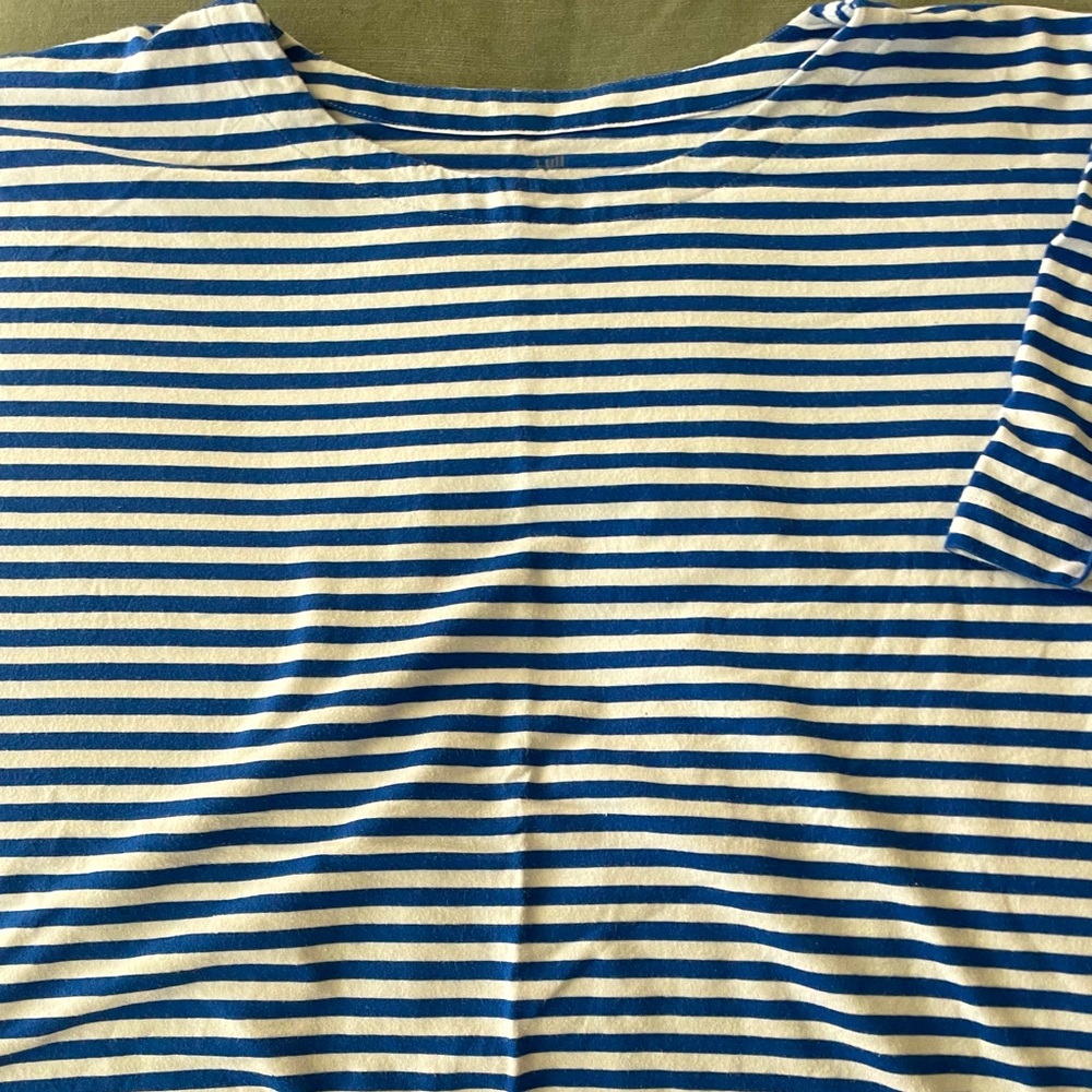 J Jill Lux Supima Elbow Sleeve tee Large